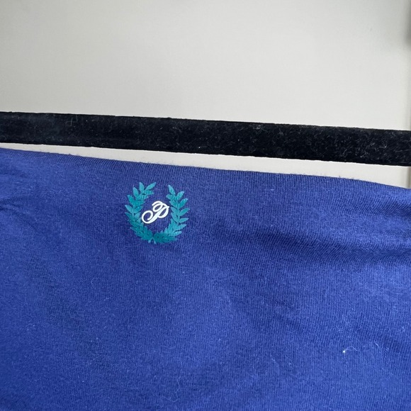 PINK Victoria's Secret Navy Blue Foldover‎ Waist Leggings XS Regular Y2K - Picture 7 of 7